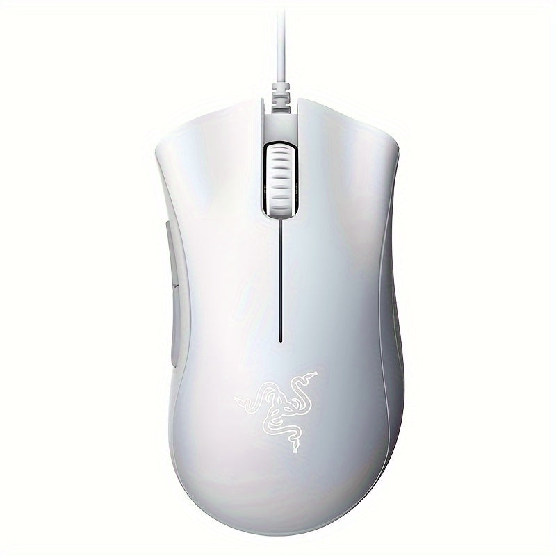 Razer DeathAdder Essential Gaming Mouse: 16, 000 DPI Optical Sensor - Chroma RGB Lighting - 7 Programmable Buttons - Mechanical Switches - Rubber Side Grips