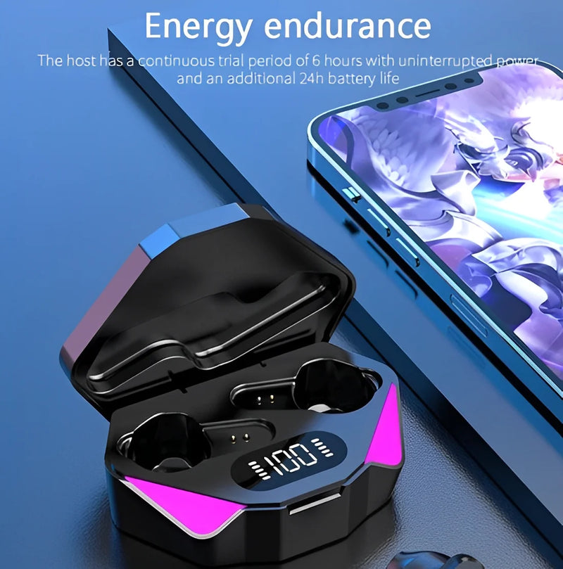 🎧 Fone Bluetooth X15 TWS 5.0 com Microfone e Cancelamento de Ruído
