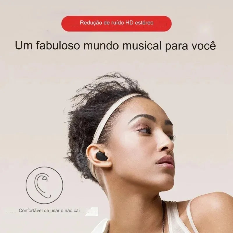 🔊 Fone Bluetooth 5.0 Esportivo Estéreo Mini Android / IOS 🎧