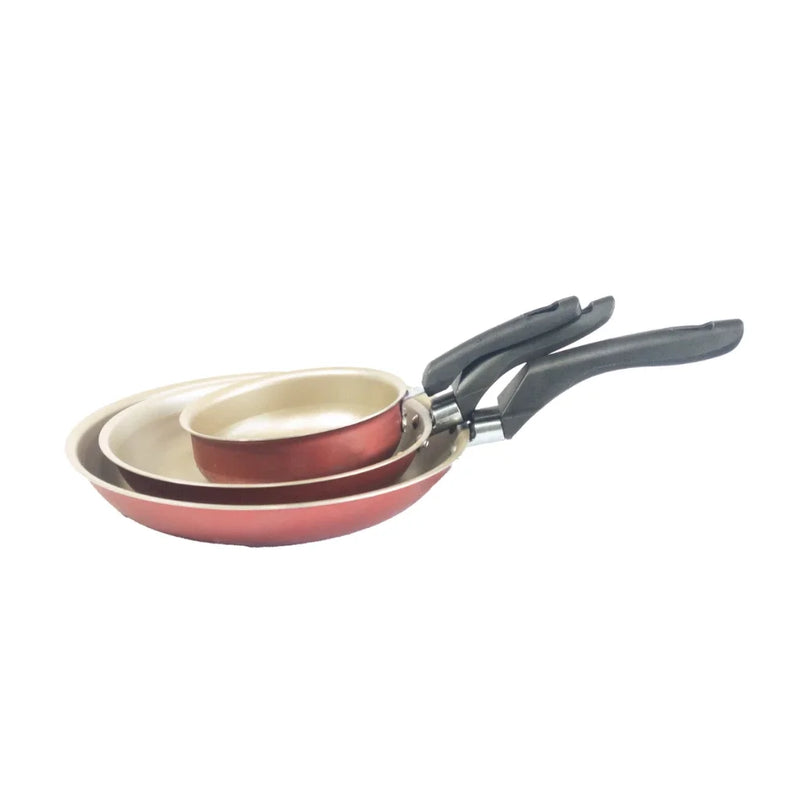 Kit Frigideiras Antiaderentes 3 Peças com Frita Ovo – Globalflon