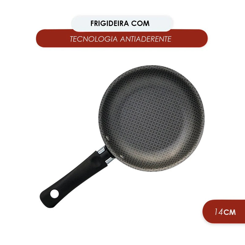 Frigideira para Ovo 14cm – Vermelha