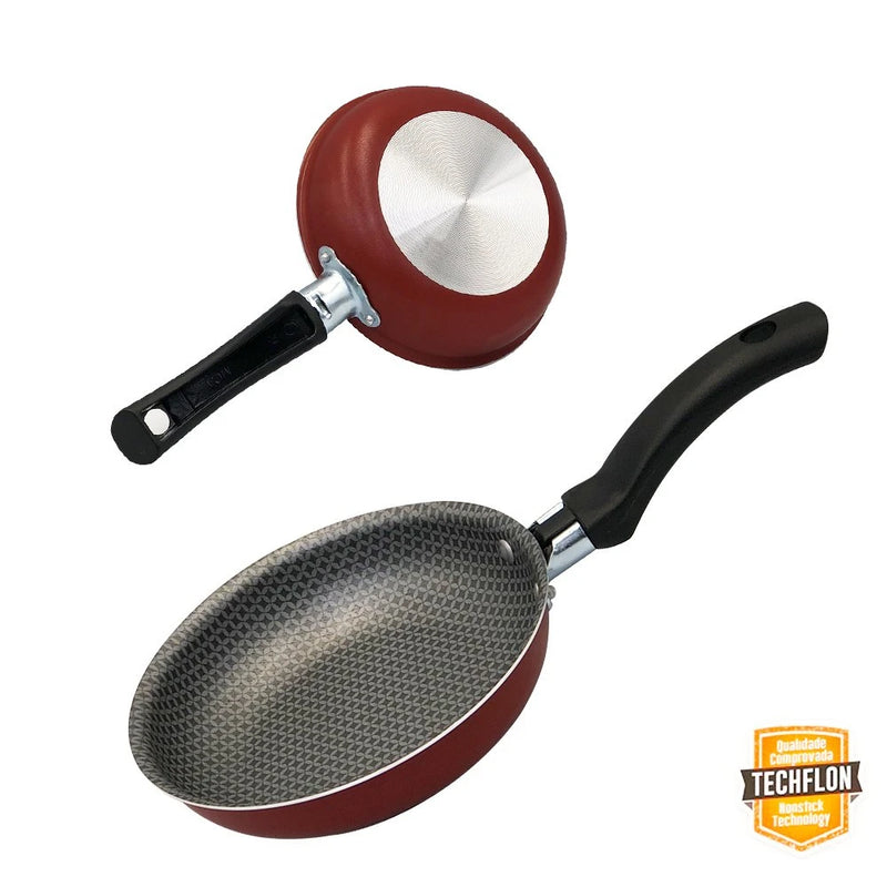 Frigideira para Ovo 14cm – Vermelha