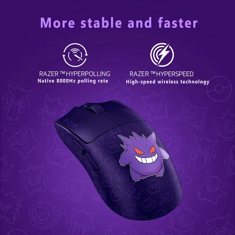 Original Razer Viper V3 Pro Pokemon Gengar Limited Edition Esports Gaming Wireless Mouse